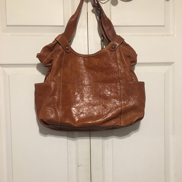 Fossil Leather Shoulder Purse - Picture 2 of 12